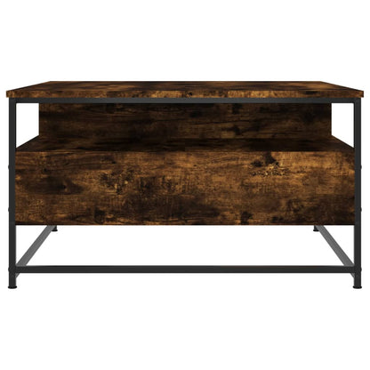 Coffee Table Smoked Oak 80 x 80 x 45 cm