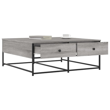 Coffee Table Grey Sonoma 100x99x40 cm Engineered Wood