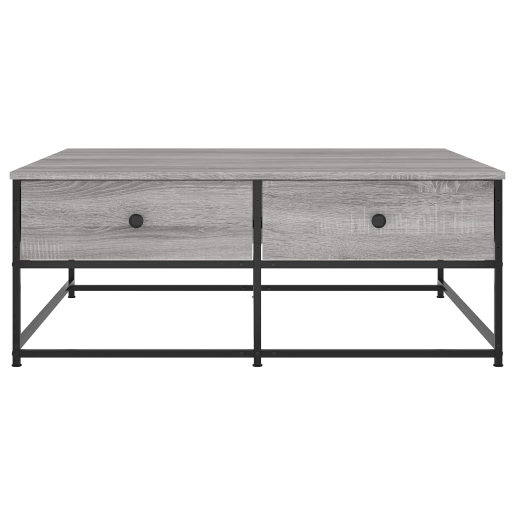 Coffee Table Grey Sonoma 100x99x40 cm Engineered Wood