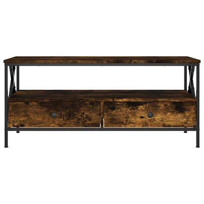 Coffee Table Smoked Oak 100x51x45 cm Engineered Wood