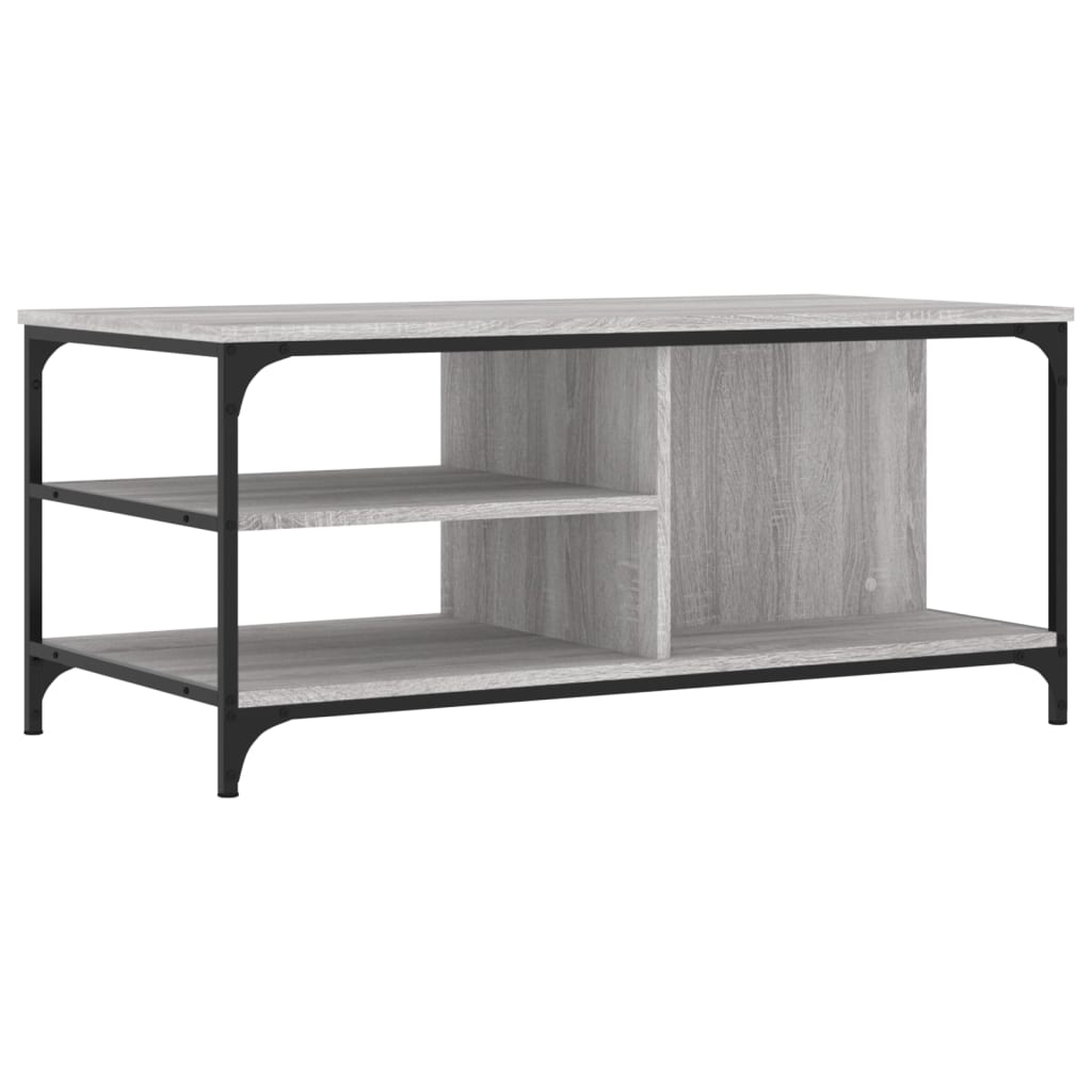 Coffee Table Grey Sonoma 100x50x45 cm Engineered Wood