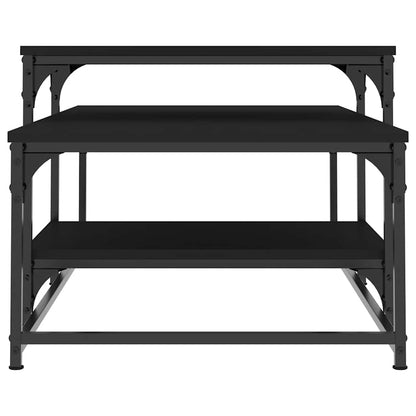 Coffee Table Black 102x60x45 cm Engineered Wood