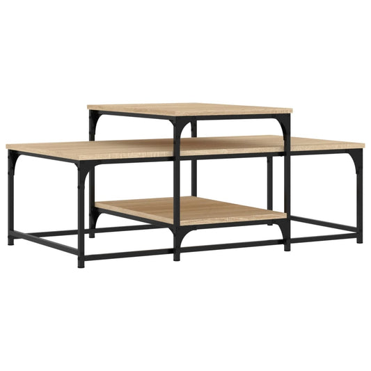 Coffee Table Sonoma Oak 102x60x45 cm Engineered Wood