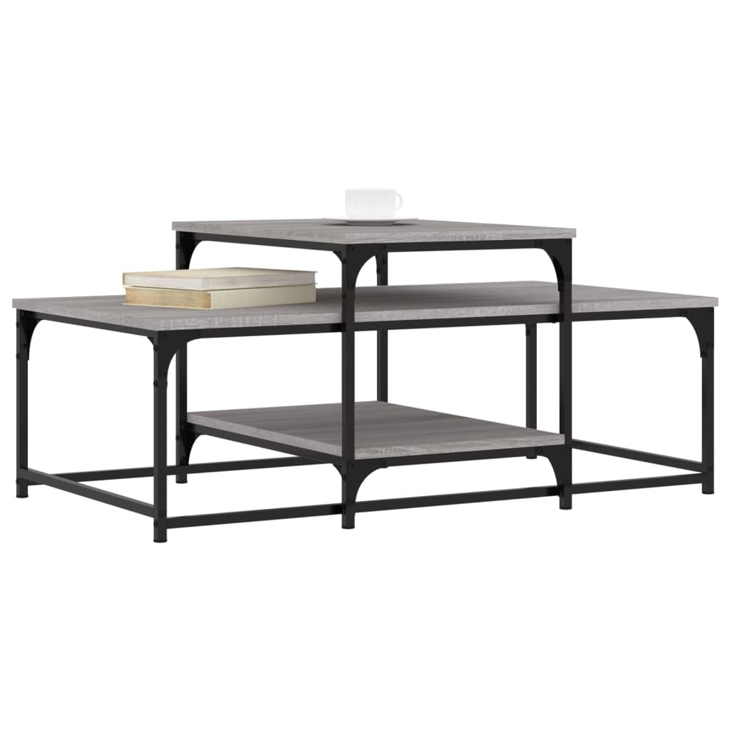 Coffee Table Grey Sonoma 102x60x45 cm Engineered Wood