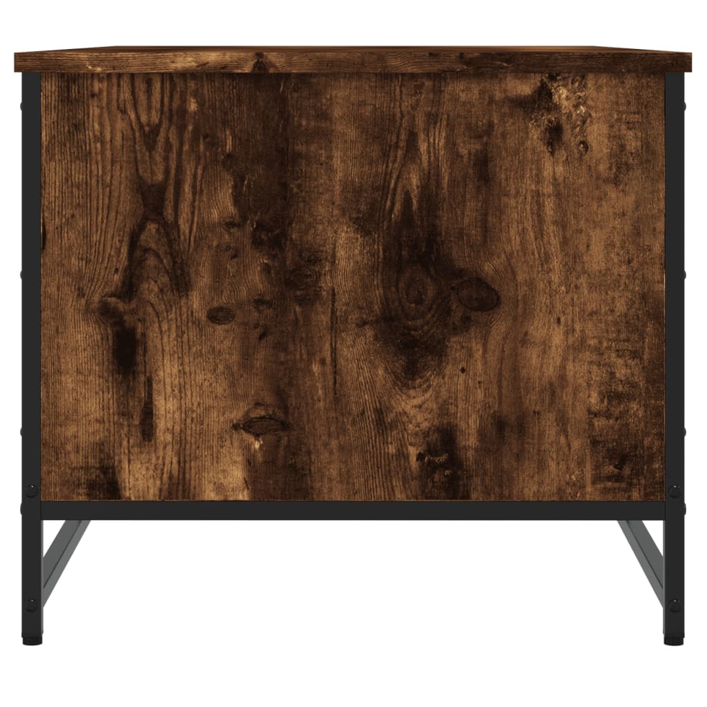 Coffee Table Smoked Oak 85.5x51x45 cm Engineered Wood