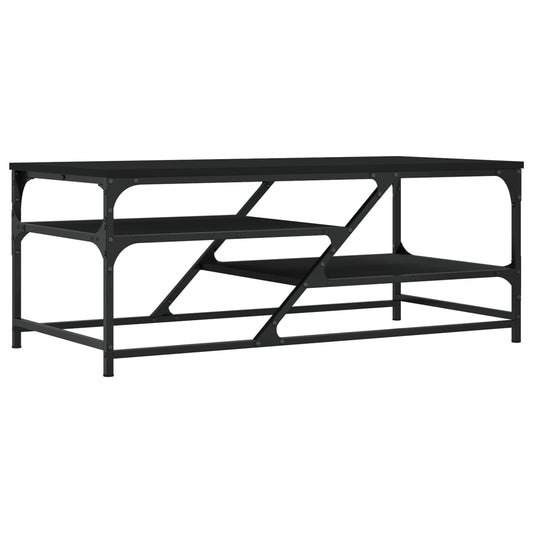 Coffee Table Black 100x49x40 cm Engineered Wood