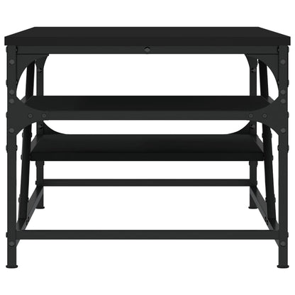 Coffee Table Black 100x49x40 cm Engineered Wood