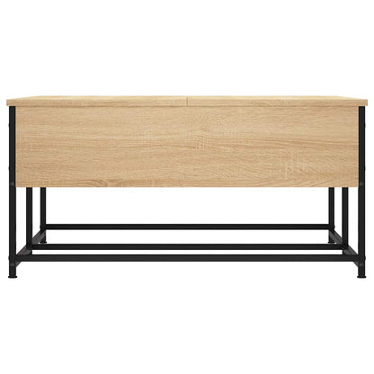 Coffee Table Sonoma Oak 80x80x40 cm Engineered Wood