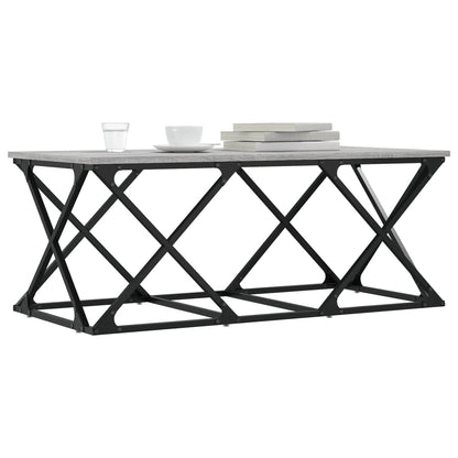 Coffee Table Grey Sonoma 100x49x40 cm Engineered Wood