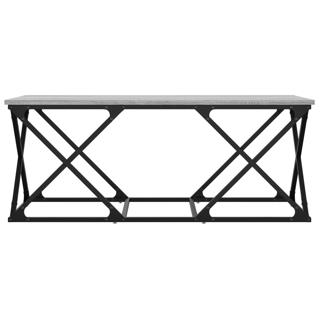 Coffee Table Grey Sonoma 100x49x40 cm Engineered Wood