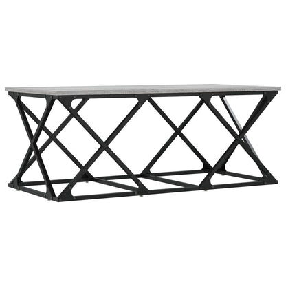 Coffee Table Grey Sonoma 100x49x40 cm Engineered Wood