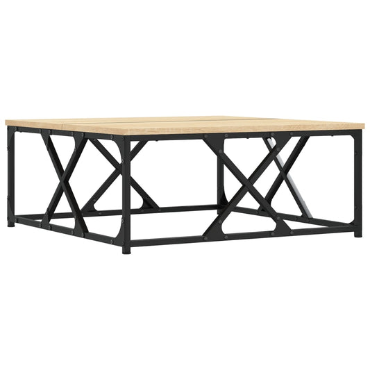 Coffee Table Sonoma Oak 70x70x30 cm Engineered Wood