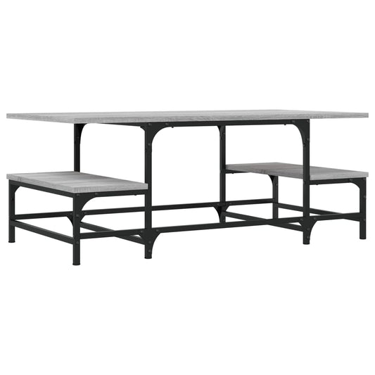 Coffee Table Grey Sonoma 100x50.5x40 cm Engineered Wood