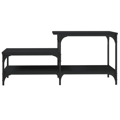 Coffee Table Black 100x50.5x45 cm Engineered Wood
