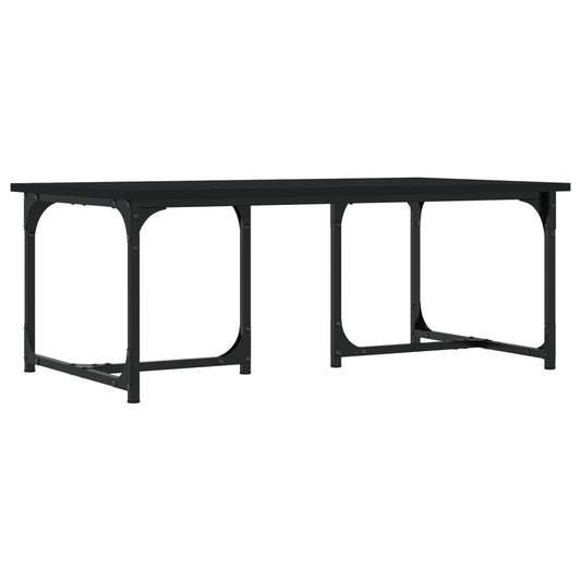 Coffee Table Black 90x50x35 cm Engineered Wood