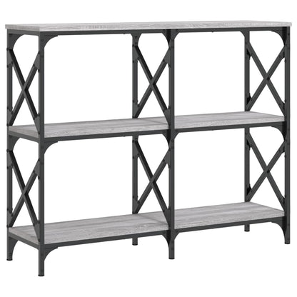 Console Table Grey Sonoma 100x28x80,5 cm Engineered Wood