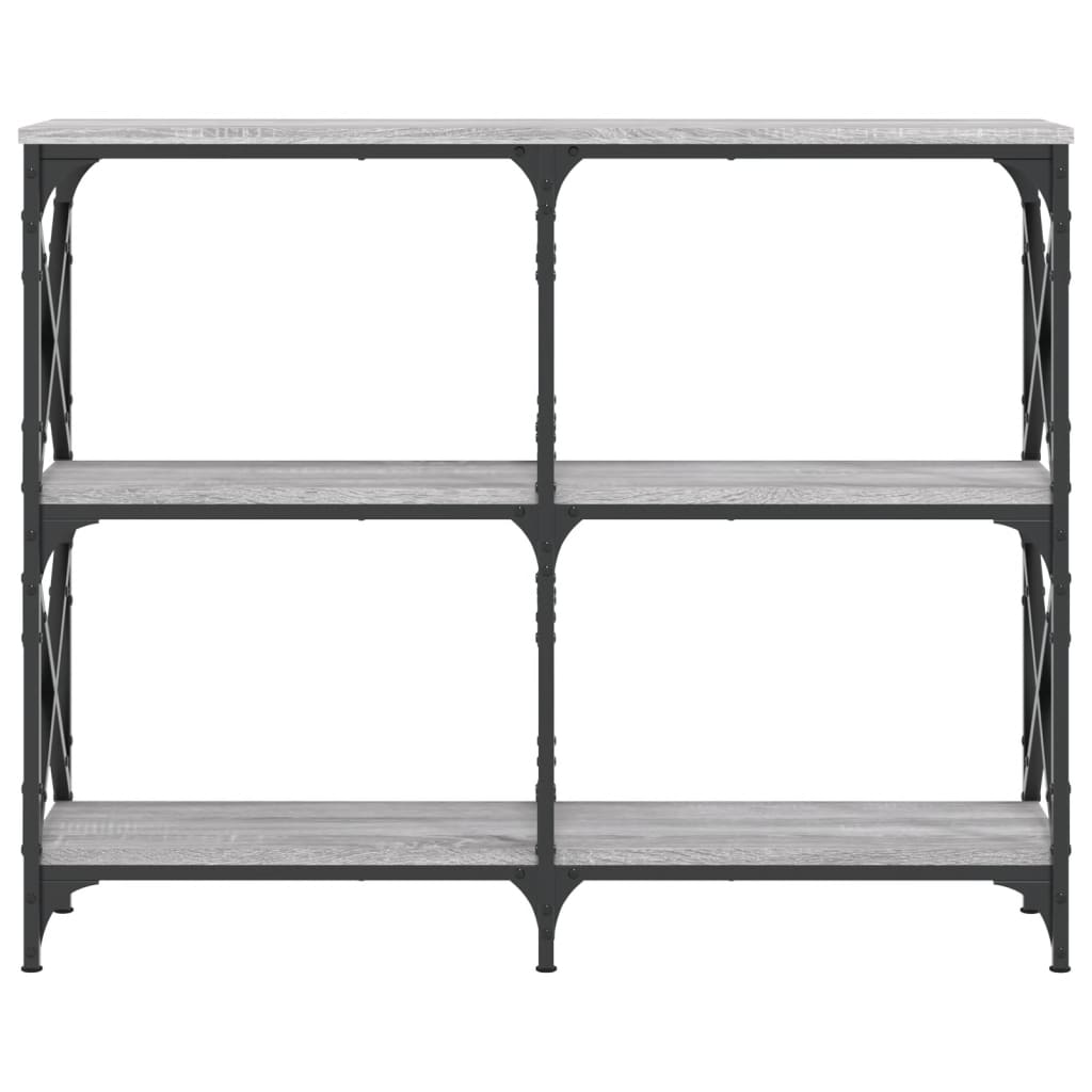 Console Table Grey Sonoma 100x28x80.5 cm Engineered Wood