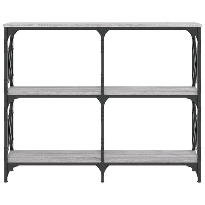 Console Table Grey Sonoma 100x28x80,5 cm Engineered Wood
