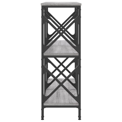 Console Table Grey Sonoma 100x28x80.5 cm Engineered Wood