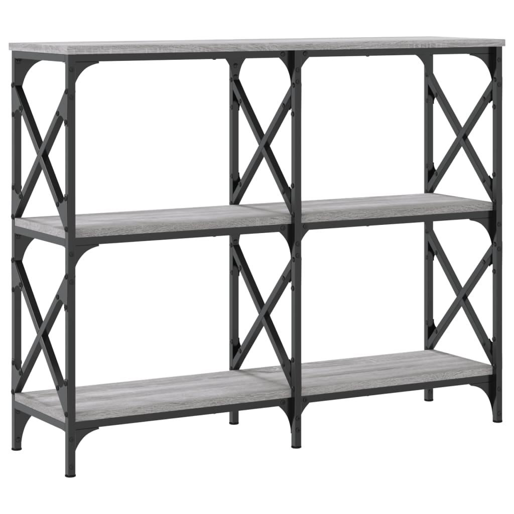 Console Table Grey Sonoma 100x28x80,5 cm Engineered Wood
