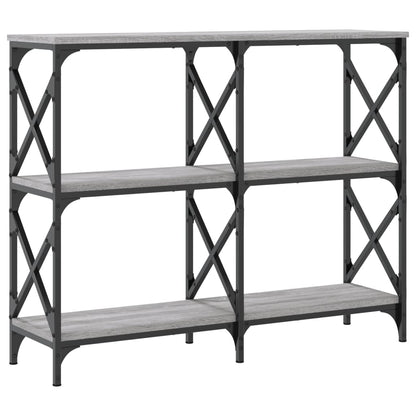 Console Table Grey Sonoma 100x28x80,5 cm Engineered Wood
