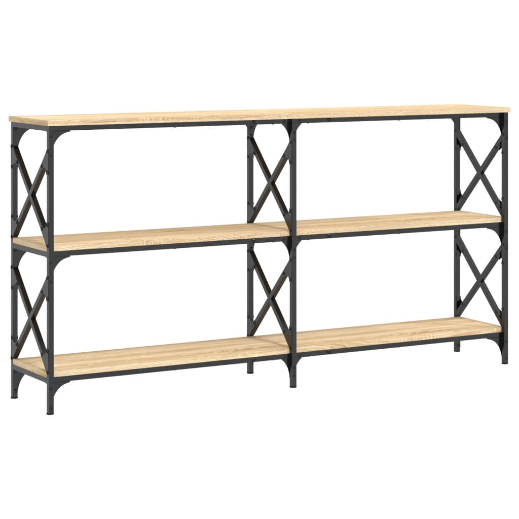 Console Table Sonoma Oak 156x28x80.5 cm Engineered Wood