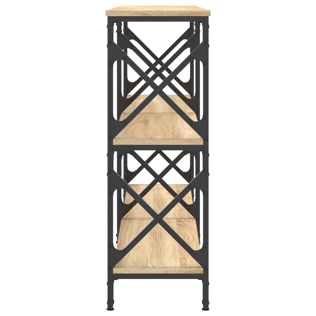 Console Table Sonoma Oak 156x28x80.5 cm Engineered Wood
