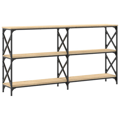 Console Table Sonoma Oak 156x28x80.5 cm Engineered Wood