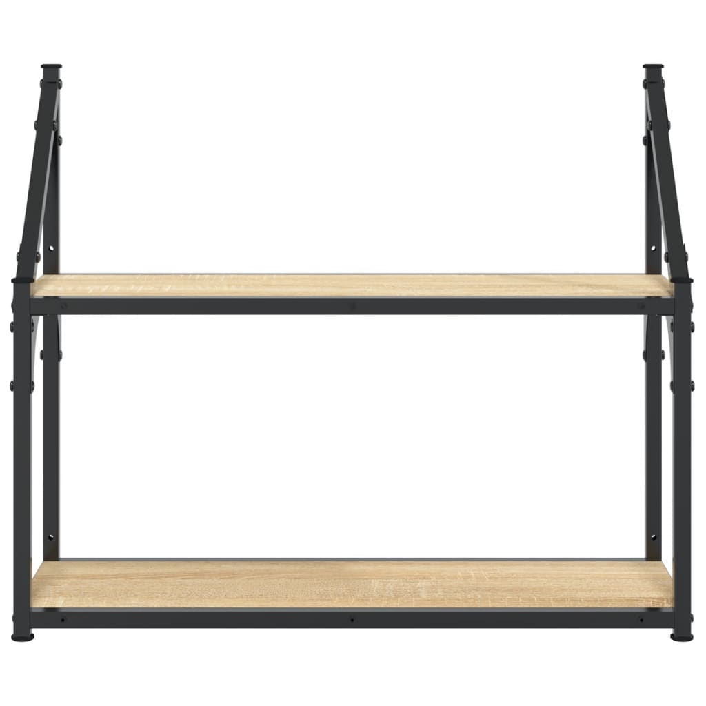Wall Shelf | Sonoma Oak | Engineered Wood | Medium | Wall Shelf