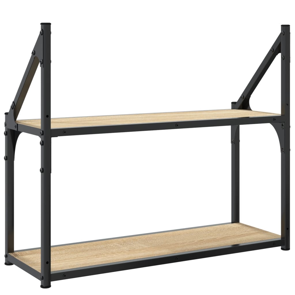 Wall Shelf | Sonoma Oak | Engineered Wood | Medium | Wall Shelf