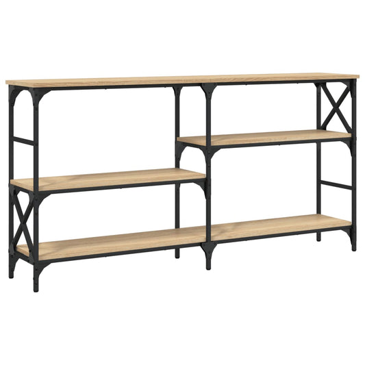 Console Table Sonoma Oak 150x29x76.5 cm Engineered Wood
