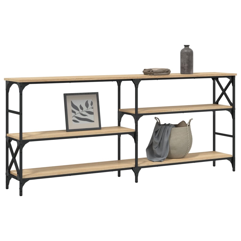 Console Table Sonoma Oak 180x29x76.5 cm Engineered Wood