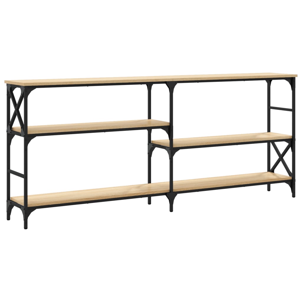 Console Table Sonoma Oak 180x29x76.5 cm Engineered Wood