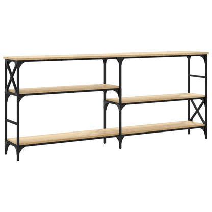 Console Table Sonoma Oak 180x29x76.5 cm Engineered Wood