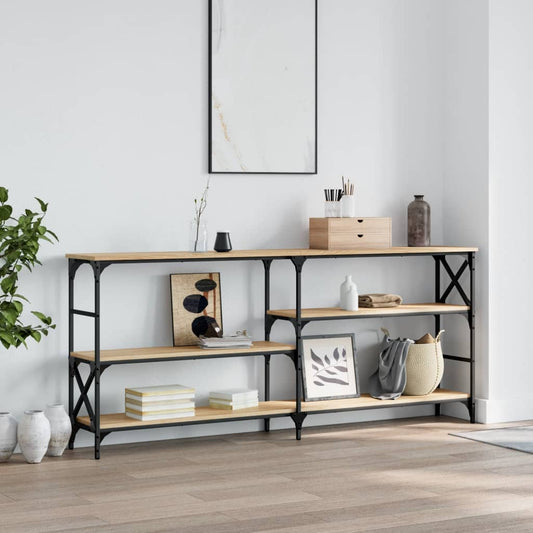 Console Table Sonoma Oak 180x29x76.5 cm Engineered Wood