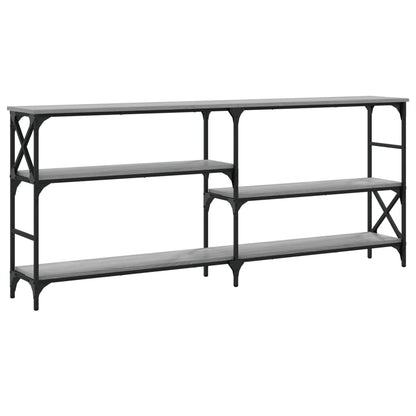 Console Table Grey Sonoma 180x29x76.5 cm Engineered Wood