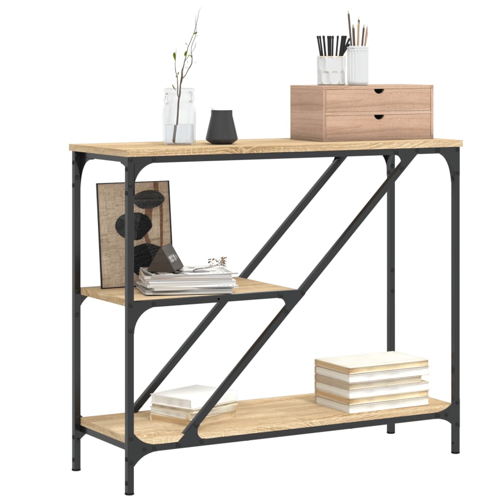 Console Table Sonoma Oak 88.5x30x75 cm Engineered Wood