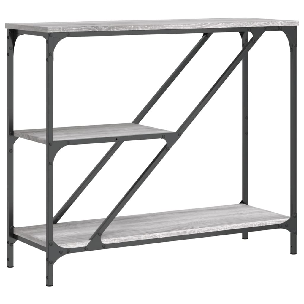 Console Table Grey Sonoma 88.5x30x75 cm Engineered Wood