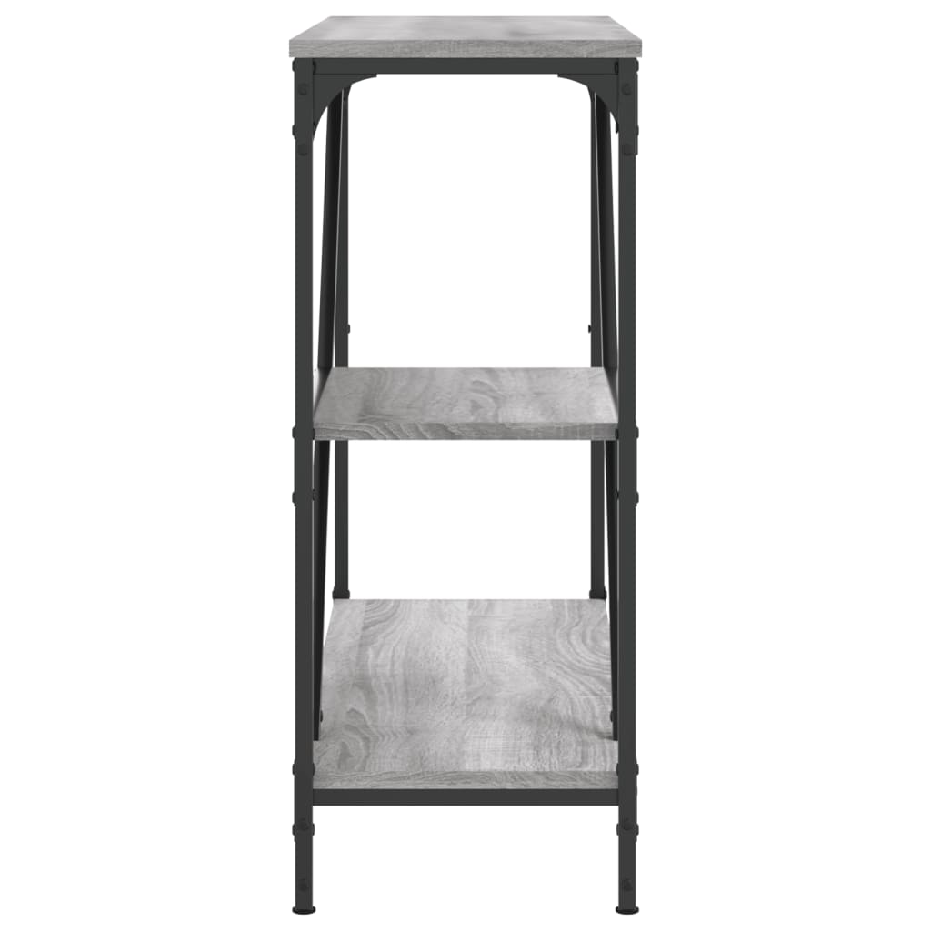 Console Table Grey Sonoma 88.5x30x75 cm Engineered Wood