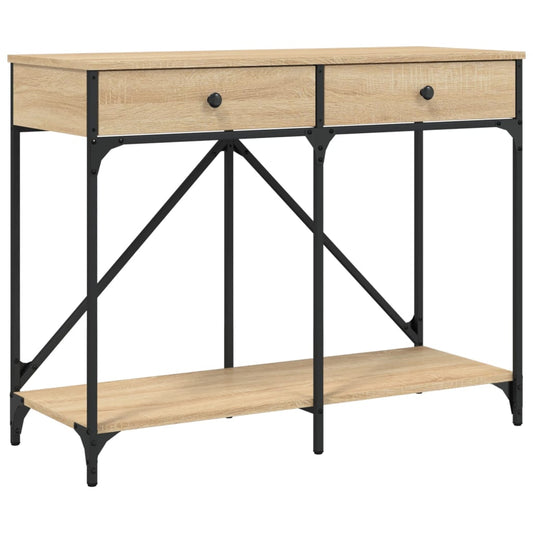 Console Table Sonoma Oak 100x39x78,5 cm Engineered Wood