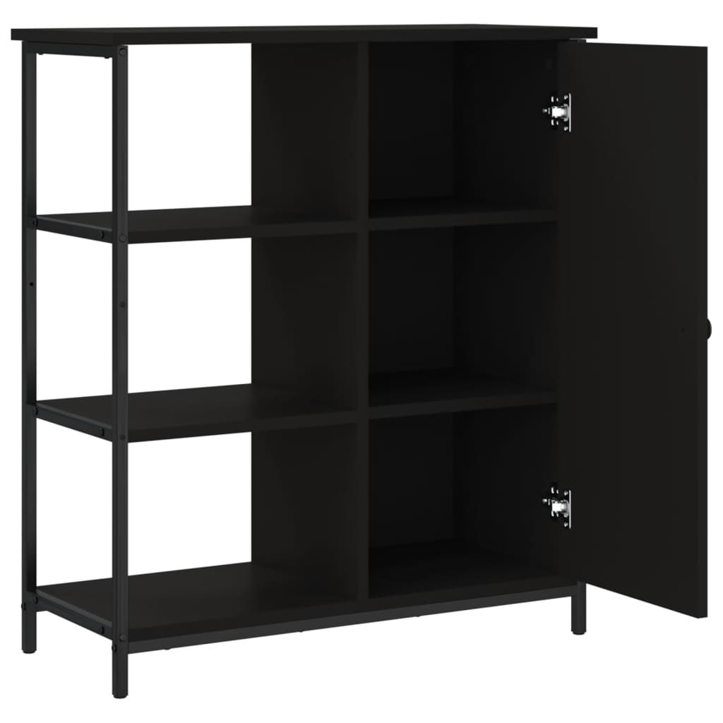 Sideboard Black 70x30x80 cm Engineered Wood