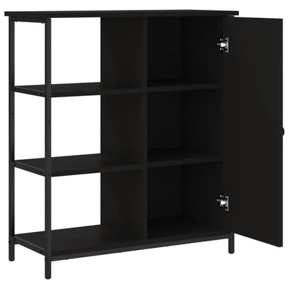 Sideboard Black 70x30x80 cm Engineered Wood