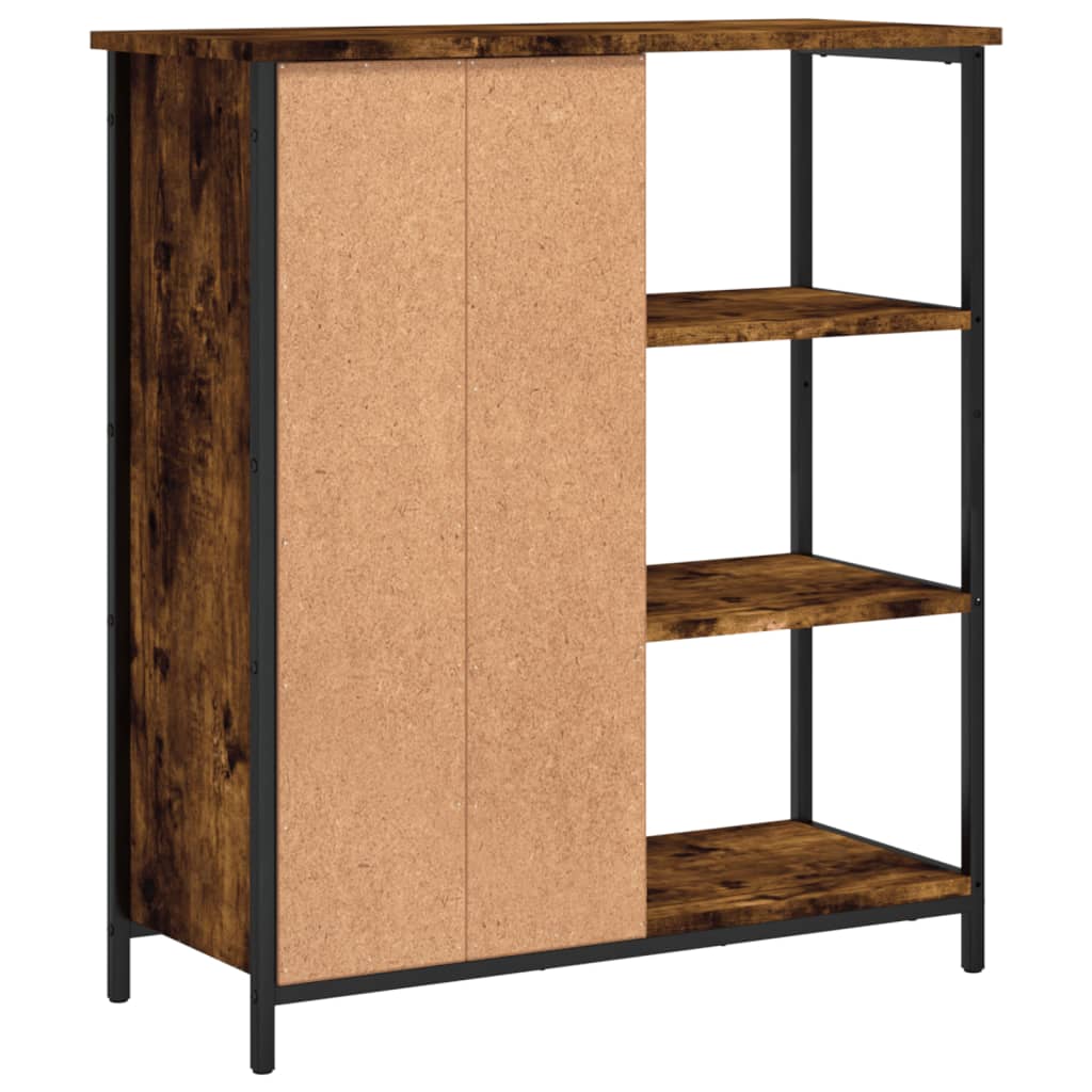 Sideboard Smoked Oak 70x30x80 cm Engineered Wood