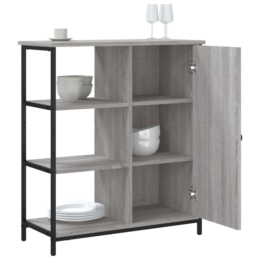 Sideboard Grey Sonoma 70x30x80 cm Engineered Wood