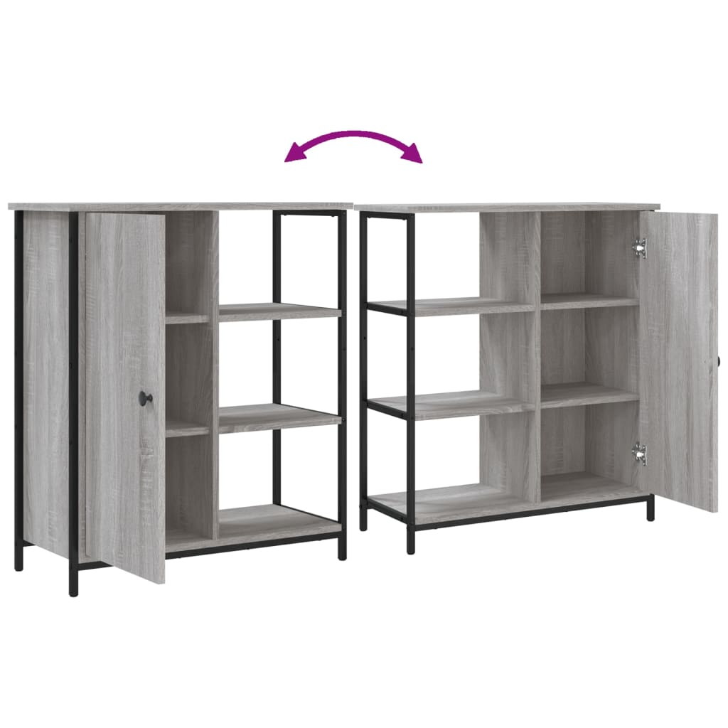 Sideboard Grey Sonoma 70x30x80 cm Engineered Wood