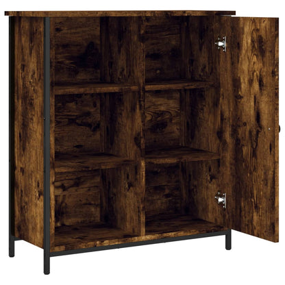 Sideboard Smoked Oak 70x30x80 cm Engineered Wood