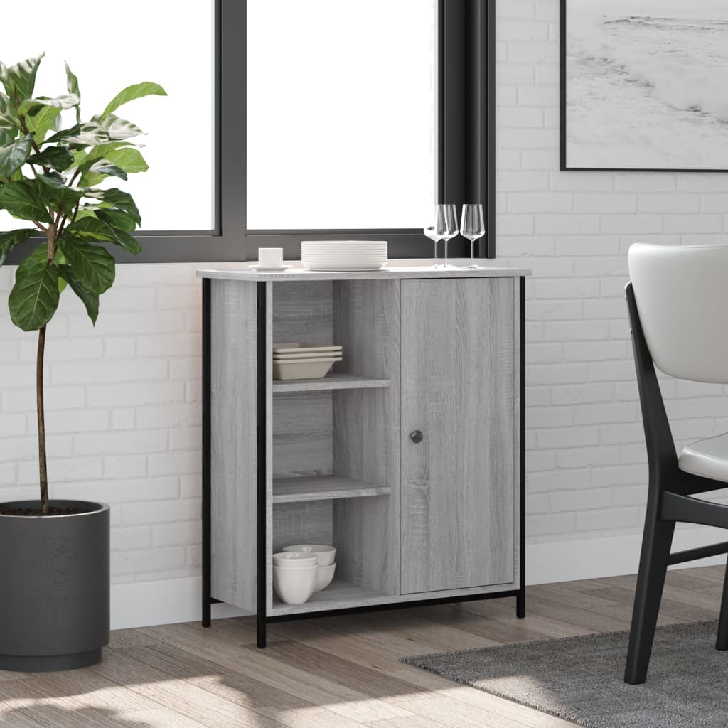 Sideboard Grey Sonoma 70x30x80 cm Engineered Wood