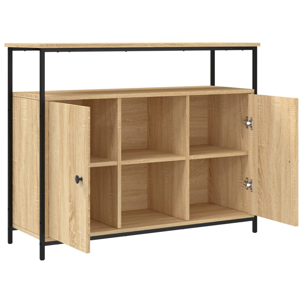 Sideboard Sonoma Oak 100x35x80 cm Engineered Wood