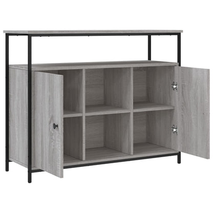 Sideboard Grey Sonoma 100x35x80 cm Engineered Wood