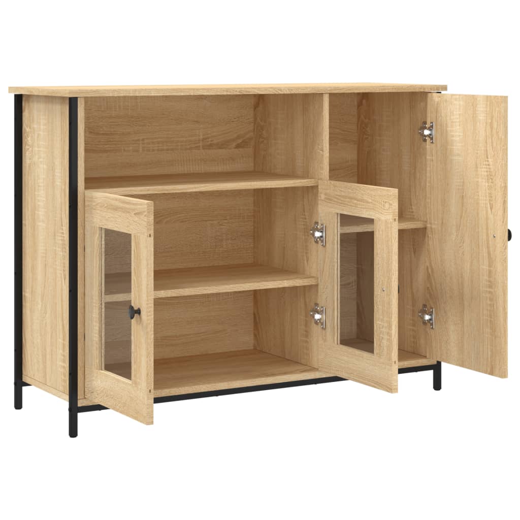 Sideboard Sonoma Oak 100x35x75 cm Engineered Wood